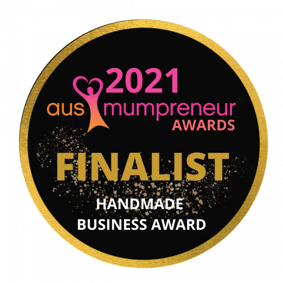 2021 ausmumpreneur awards finalist for the handmade category