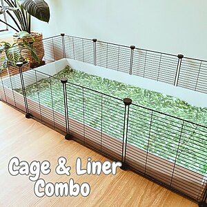 c&c cage and liner combo for rabbits and guineapigs