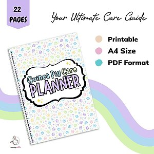 guinea pig care planner guide